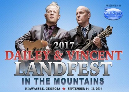 bluegrass festival cybergrass bluegrass music news dailey and vincent landfest flyer