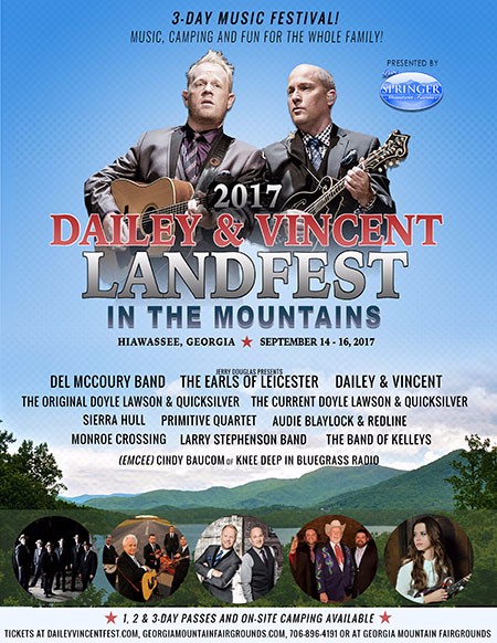 dailey vincent landfest in the mountains sept 14 16 cybergrass dailey and vincent landfest flyer