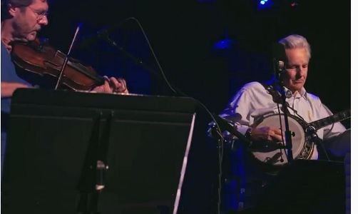 Sam Bush on Fiddle and Del McCoury on Banjo