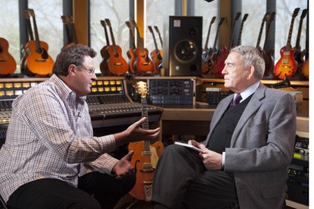 Vince Gill and Dan Rather - Photo Zito Zito Vince Gill and Dan Rather