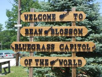 Bean Blossom Sign