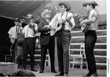 Peter Rowan with Bill Monroe and the Blue Grass Boys